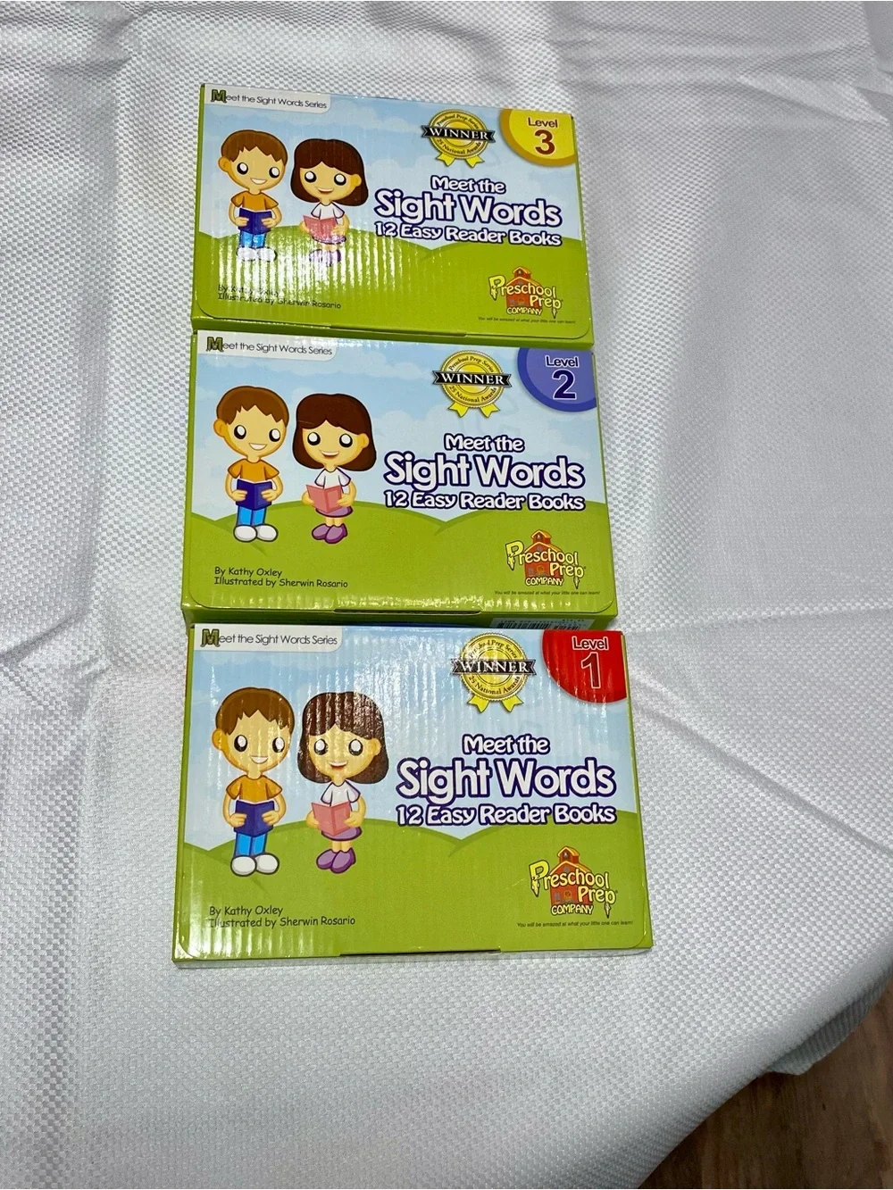 Preschool Prep Meet the Sight Words Level 1-3 Boxed Set - Green